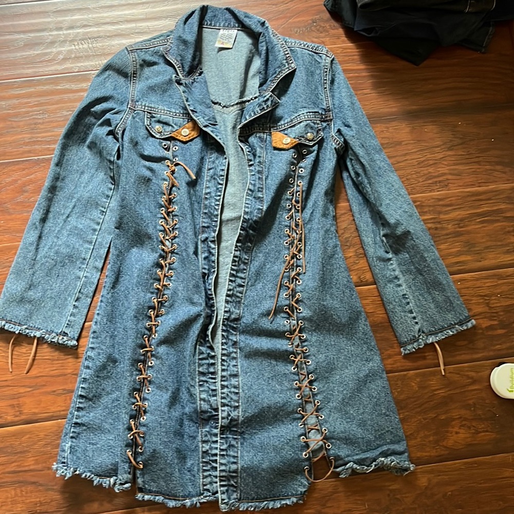 Long Jean jacket